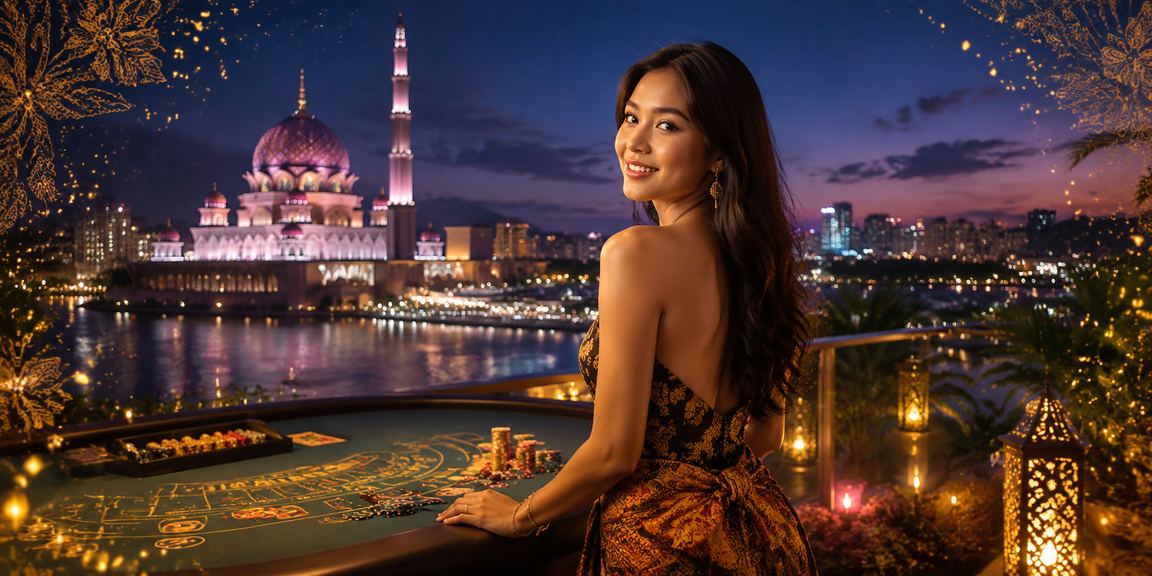Permainan baccarat live casino di Putrajaya suasana malam
