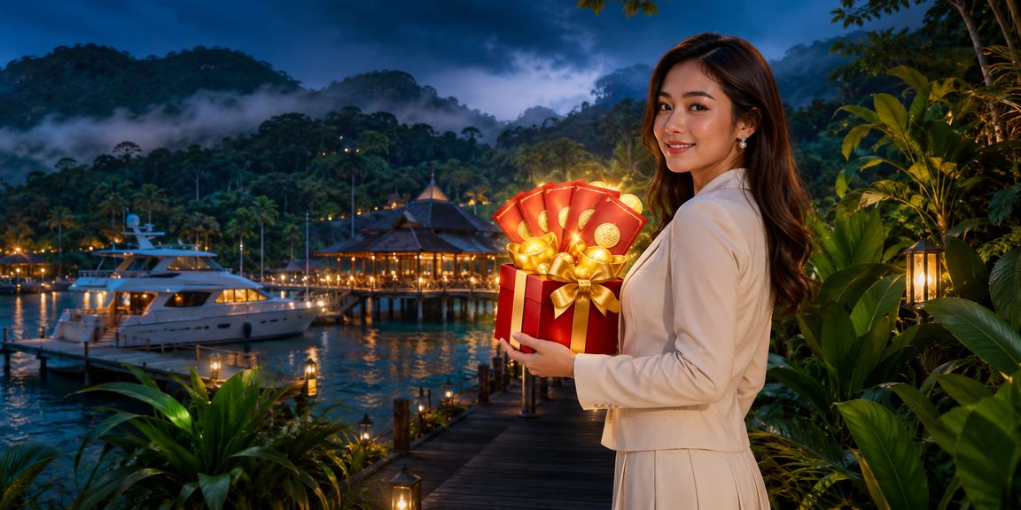Sampul merah bonus gaya Melayu Terengganu untuk promosi jack777